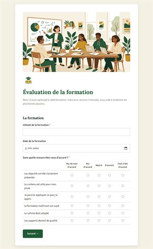 Évaluation de la formation