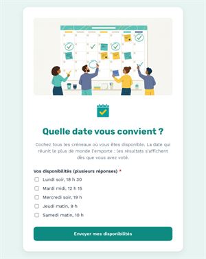 Quelle date vous convient ?