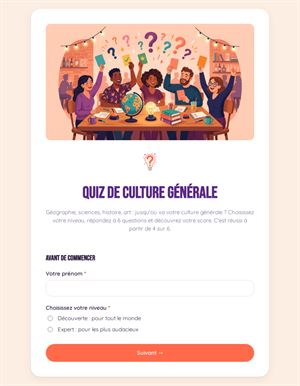 Quiz de culture générale